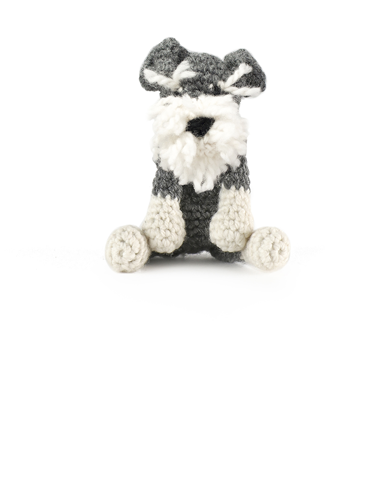 toft ed's animal mini romeo the schnauzer amigurumi crochet